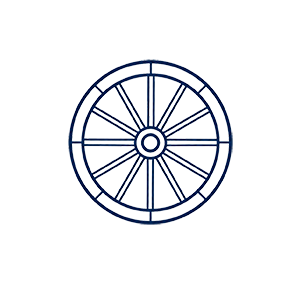 Wagon wheel icon