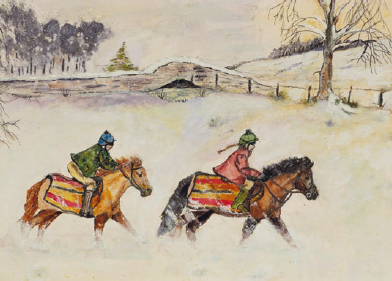 2018 Christmas Card by Ali Stearn